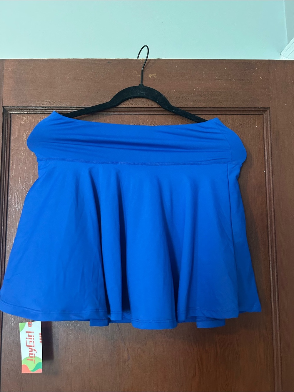 Blue Flared Skater Skirt – Classic Circle Silhouette